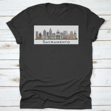 Load image into Gallery viewer, Sacramento California City Skyline With Gray Buildings Isolated On
