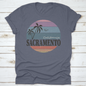 Sacramento California Badge. Design Fashion Apparel On Light