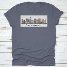 Load image into Gallery viewer, Sacramento California City Skyline With Gray Buildings Isolated On
