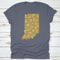 Pastel Federal State Of Indiana United States Countries Name And