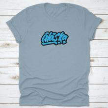 Load image into Gallery viewer, Alaska Hand Drawn Modern Brush Lettering Shirt
