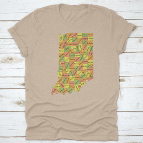 Pastel Federal State Of Indiana United States Countries Name And