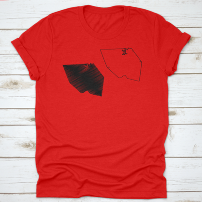 Edmonson County, Kentucky Map Vector Illustration For Tshirt