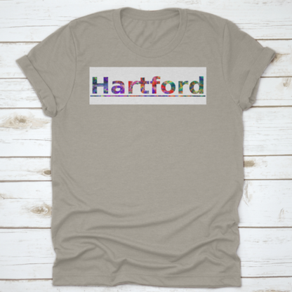 Hartford Colorful Typography Text Banner Vector The Word Hartford