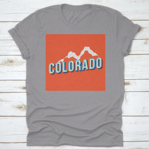 Colorado Vintage 3D Vector Lettering. Retro Bold Font, Typeface. Pop