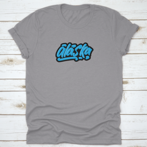 Alaska Hand Drawn Modern Brush Lettering Shirt