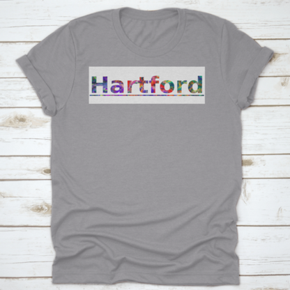 Hartford Colorful Typography Text Banner Vector The Word Hartford