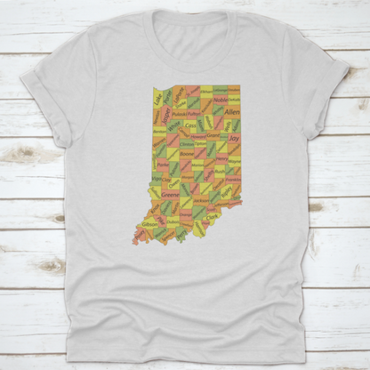 Pastel Federal State Of Indiana United States Countries Name And