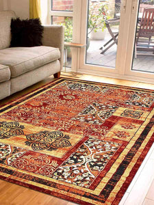 Glitzy Rugs UBSM00042M0026A4 4 x 6 ft. Machine Woven Heatset Polypropy