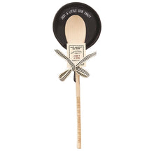 Load image into Gallery viewer, Giftable Spoon Rest and Wooden Spoon Set
