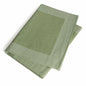 Luxury Table Runner Green - Organic Cotton & Handmade | Dining Room