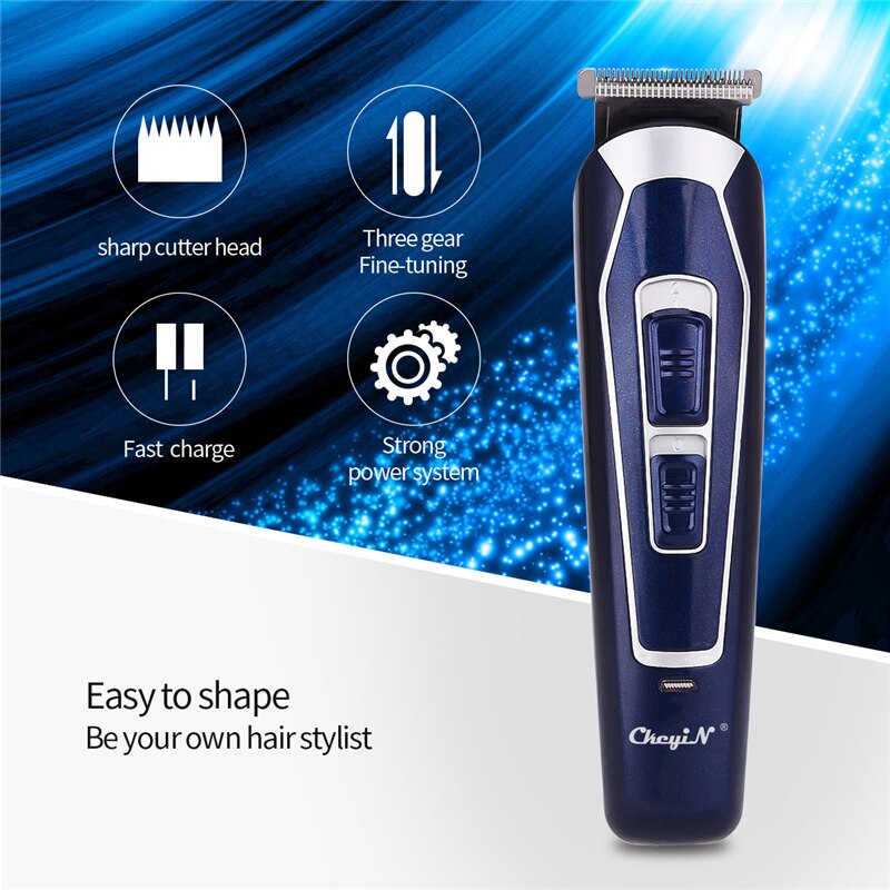 Barber Hair Trimmer for Men Rechargeable Low Noise Shaving Hair Razor