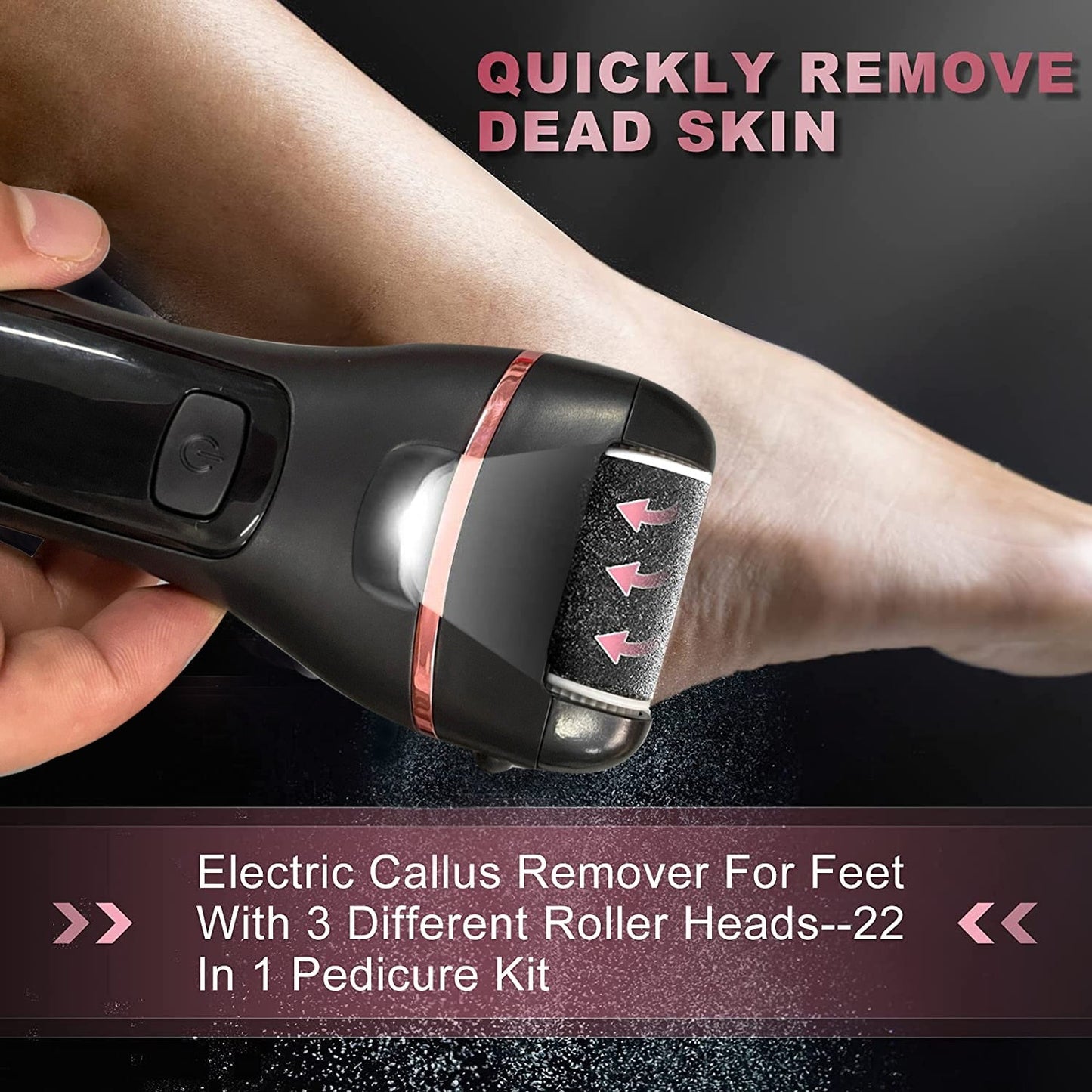 Rechargeable Electric Foot File Callus Remover Machine