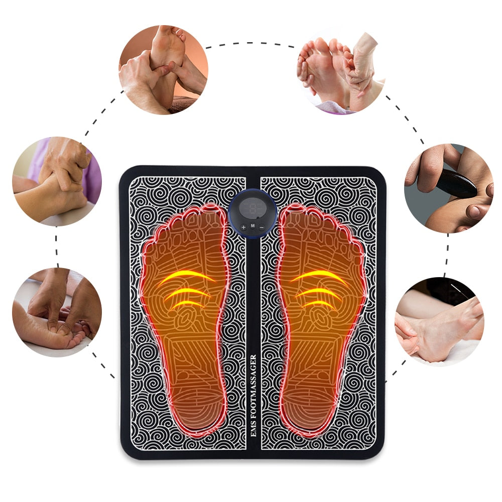 EMS Foot Massage Mat Physiotherapy Foot Massage