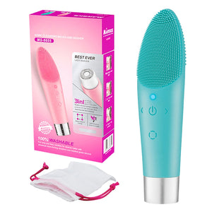 3-in-1 Ultrasonic Facial Cleansing Brush & Facial Hair Removal | Pharmacy