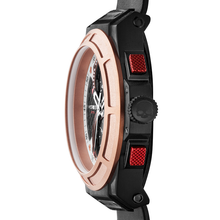 Load image into Gallery viewer, Otto Chrono Black Rose Gold Nato
