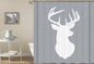 Deer Head Shape Shower Curtain