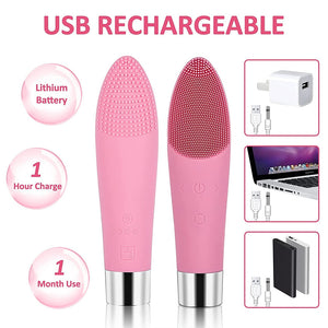 3-in-1 Ultrasonic Facial Cleansing Brush & Facial Hair Removal | Pharmacy