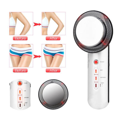 3 In 1 Ultrasonic Far Infrared EMS Facial Body Slimming Massager Skin | Pharmacy