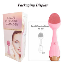 Load image into Gallery viewer, Facial Cleansing Brush Electric Sonic Face Brush For Makeup
