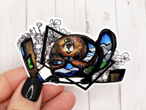 Beaver Sticker