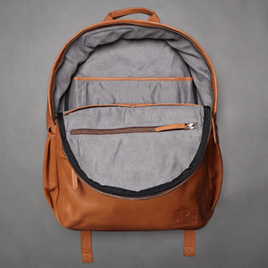 Journey Leather Backpack - Tan | Journey Collection