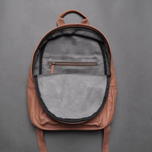 Load image into Gallery viewer, Mini Journey Leather Backpack - Navy | Journey Collection
