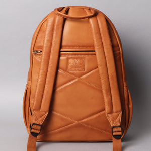 Journey Leather Backpack - Tan | Journey Collection