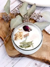 Load image into Gallery viewer, Fertility candle / crystal candle / abundance candle / butter me up
