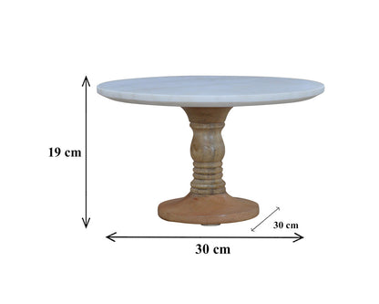 Cake Stand with Marble Top