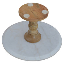 Load image into Gallery viewer, Cake Stand with Marble Top
