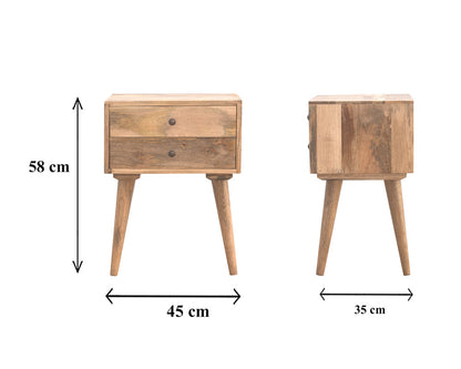 Modern Solid Wood Bedside | Furniture