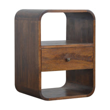 Load image into Gallery viewer, Chestnut Curved Edge Bedside
