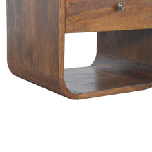 Load image into Gallery viewer, Chestnut Curved Edge Bedside
