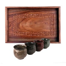 Load image into Gallery viewer, Elegant Wooden Hand Crafted Fruit Serving Tray for Dining Table
