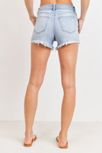 Load image into Gallery viewer, JUST USA BUTTON DOWN DISTRESSED SHORT
