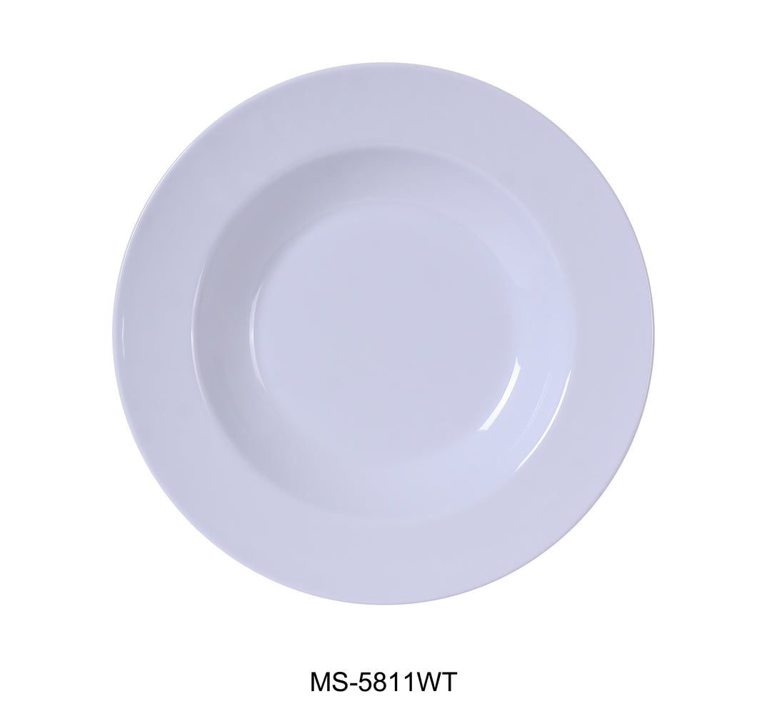 Yanco MS-5811WT Mile Stone Pasta Bowl