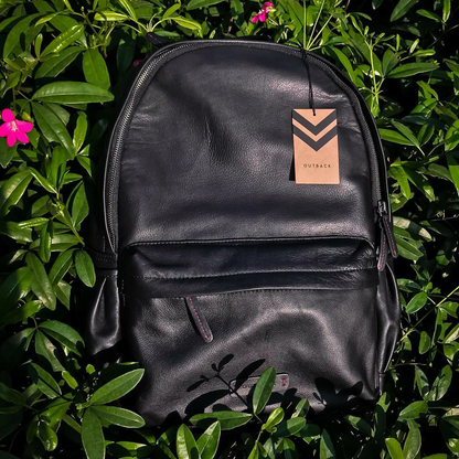 Journey Leather Backpack - Black | Journey Collection