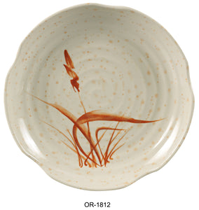 Yanco OR-1812 Orchis Lotus Shape Plate