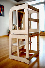 Load image into Gallery viewer, 2-in-1 Montessori Learning Tower &amp; Desk | Children&#39;s Furniture
