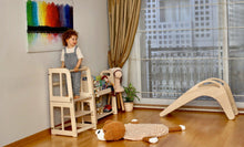 Load image into Gallery viewer, 2-in-1 Montessori Learning Tower &amp; Desk | Children&#39;s Furniture
