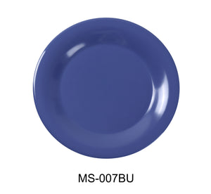 Yanco MS-007BU Mile Stone Wide Rim Round Plate