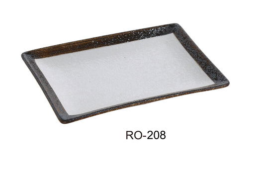 Yanco RO-208 ROCKEYE 8" Rectangular Plate