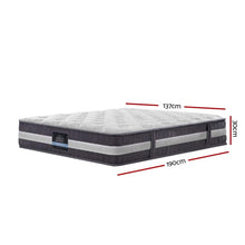 Load image into Gallery viewer, Giselle Double Mattress Bed Size 7 Zone Pocket Spring Medium Firm Foam
