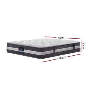 Giselle Queen Mattress Bed Size 7 Zone Pocket Spring Medium Firm Foam