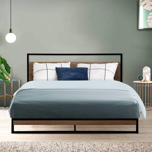 Artiss Metal Bed Frame Queen Size Mattress Base Platform Foundation