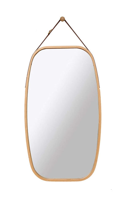 CARLA HOME Hanging Full LengthWall Mirror - Solid Bamboo Frame and