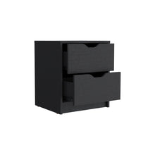 Load image into Gallery viewer, Bennett 2 Piece Bedroom Set, Nightstand + Dresser, Black Wengue Finish
