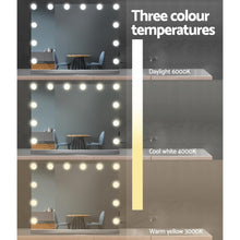 Load image into Gallery viewer, Embellir Hollywood Frameless Makeup Mirror With 15 LED Lighted Vanity
