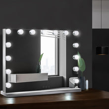 Load image into Gallery viewer, Embellir Hollywood Frameless Makeup Mirror With 15 LED Lighted Vanity
